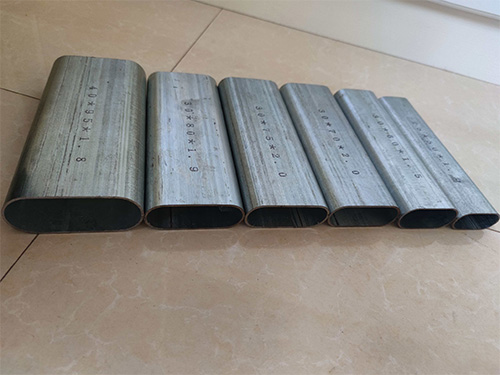 ທໍ່ເຫຼັກ Galvanized Elliptical